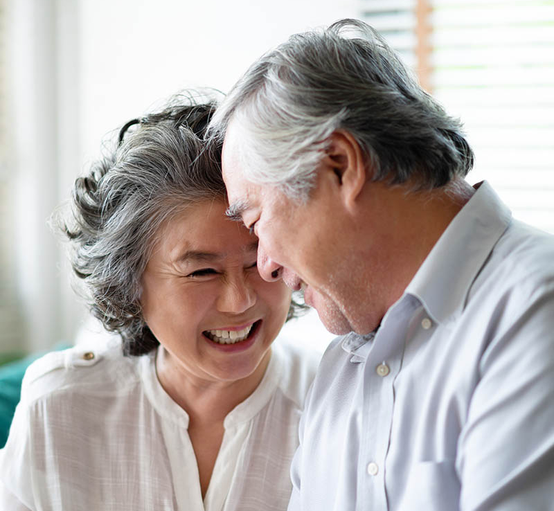 elderly couple